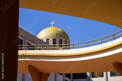 Vista do Santuário Basílica do Divino Pai Eterno na cidade de Trindade em Goiás. photo