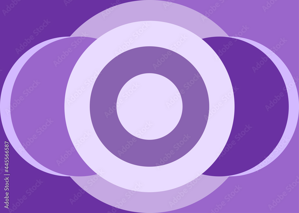 Pop art style poster background with circle shape and purple variation colors. Pop art style poster background with circle shape and purple variation colors.