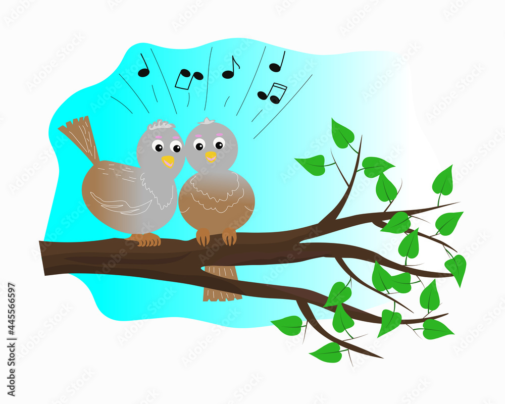 Fototapeta premium птички