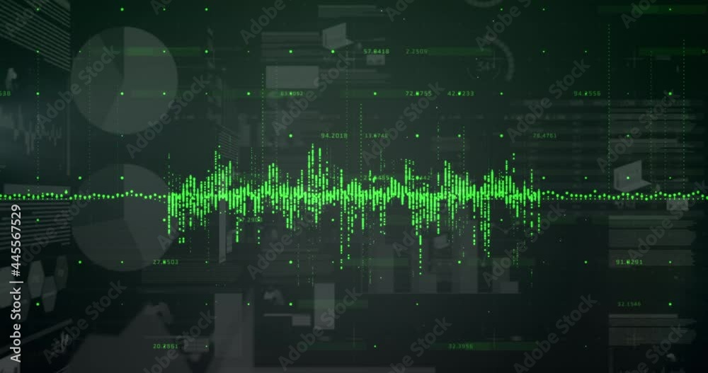 Animation of statistics and financial data processing Animation of statistics and financial data processing