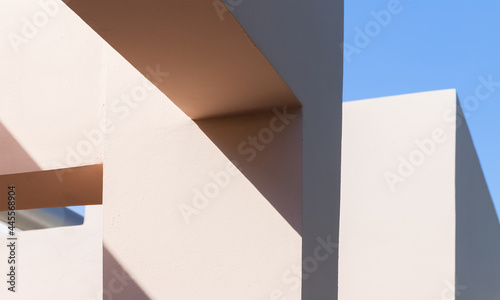 Abstract contemporary architecture photo background, niches