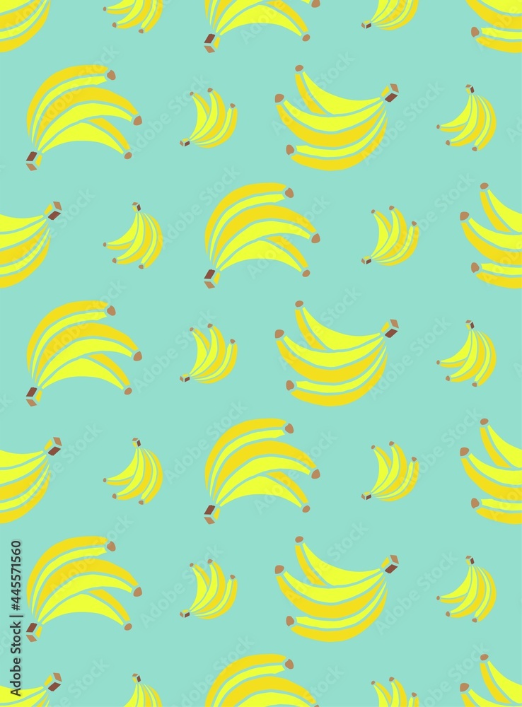 Banana Fruit Tropical seamless vector Pattern summer print retro Banana Fruit Tropical seamless vector Pattern summer print retro