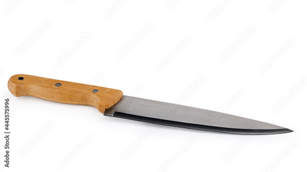 kitchen knife on a white isolated background kitchen knife on a white isolated background