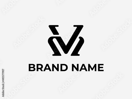 MV, m logo, v logo, tribal logo