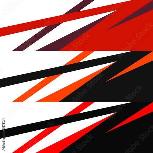 simple abstract car decal vector design