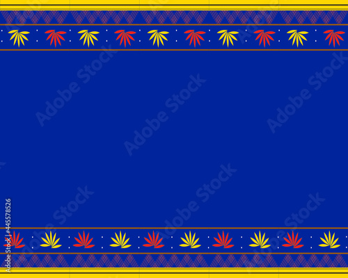 Fabric geometric textile pattern ikat