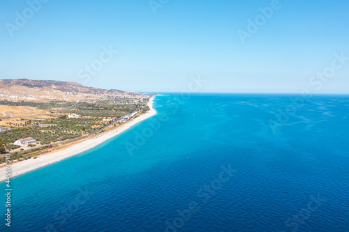 Aerial view of Gioiosa Marina on Summer