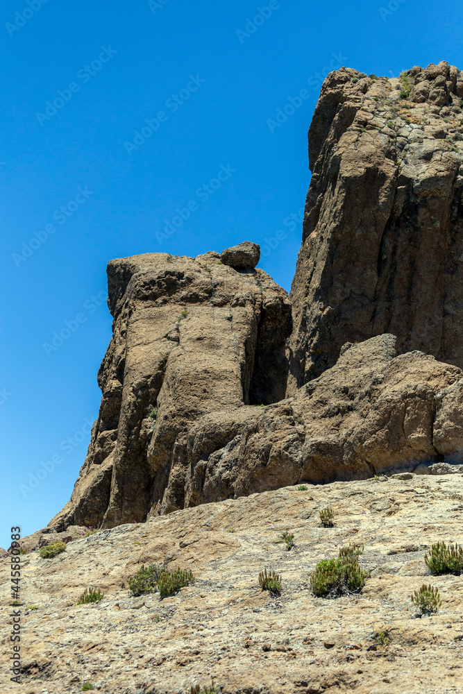 The Roque Nublo in Gran Canaria The Roque Nublo in Gran Canaria