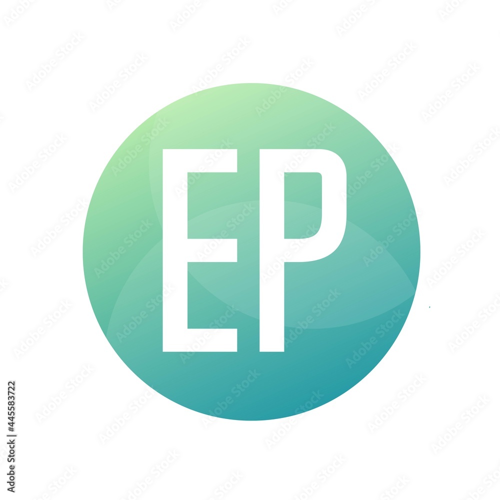 EP Letter Logo Design With Simple style EP Letter Logo Design With Simple style