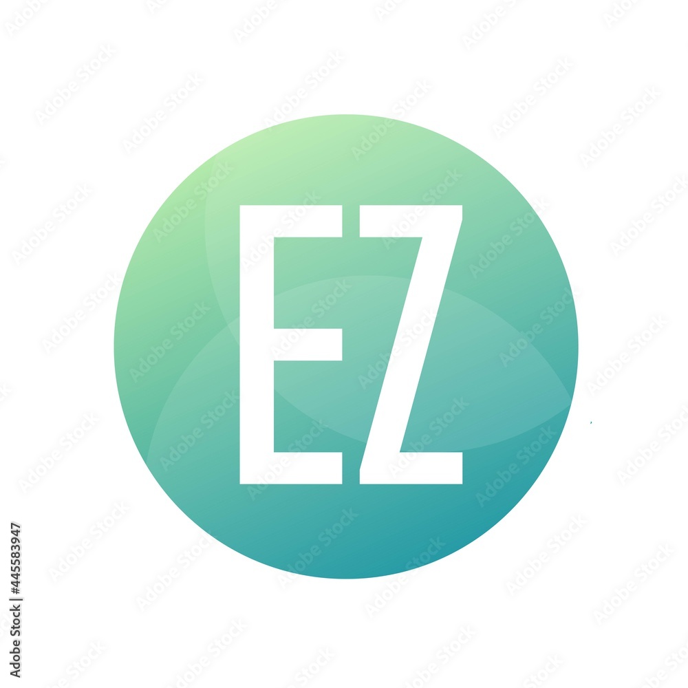 EZ Letter Logo Design With Simple style EZ Letter Logo Design With Simple style