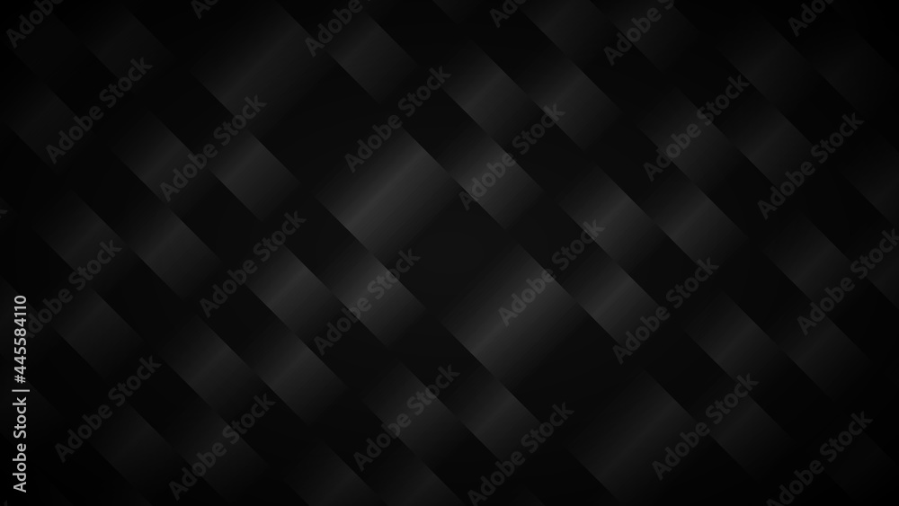 Black background. Abstract geometric design. Vector illustration. Eps10