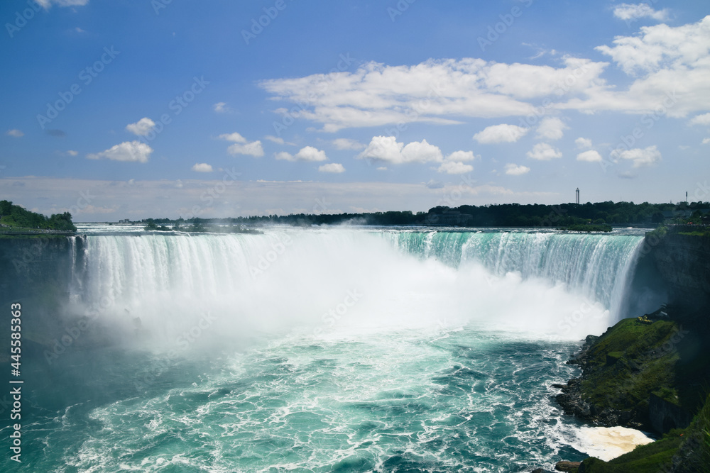 The falls of Niagara from the Canadian side The falls of Niagara from the Canadian side