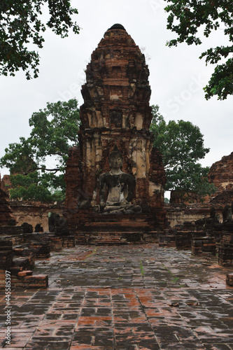 Buddha monument in Ayutthaya Thailand