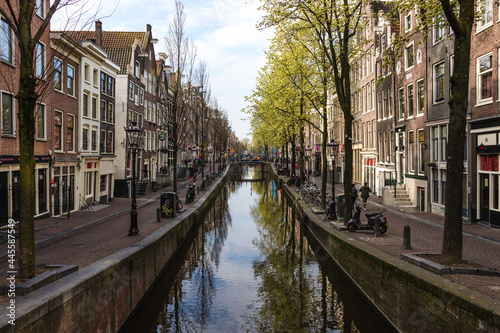 Rhine Canal in Amsterdam, the Netherlands