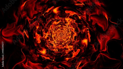 Abstract Spreading Out Fire Background