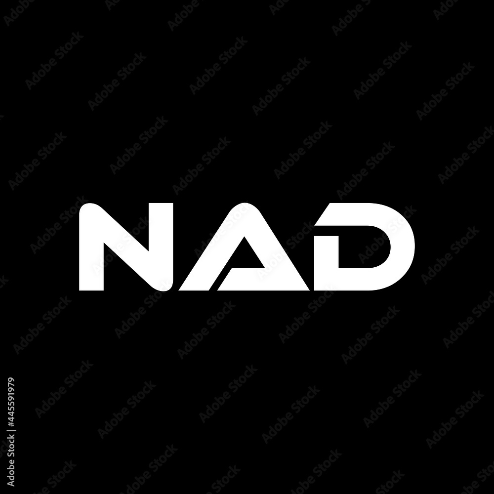 NAD letter logo design with black background in illustrator, vector logo modern alphabet font overlap style. calligraphy designs for logo, Poster, Invitation, etc. NAD letter logo design with black background in illustrator, vector logo modern alphabet font overlap style. calligraphy designs for logo, Poster, Invitation, etc.