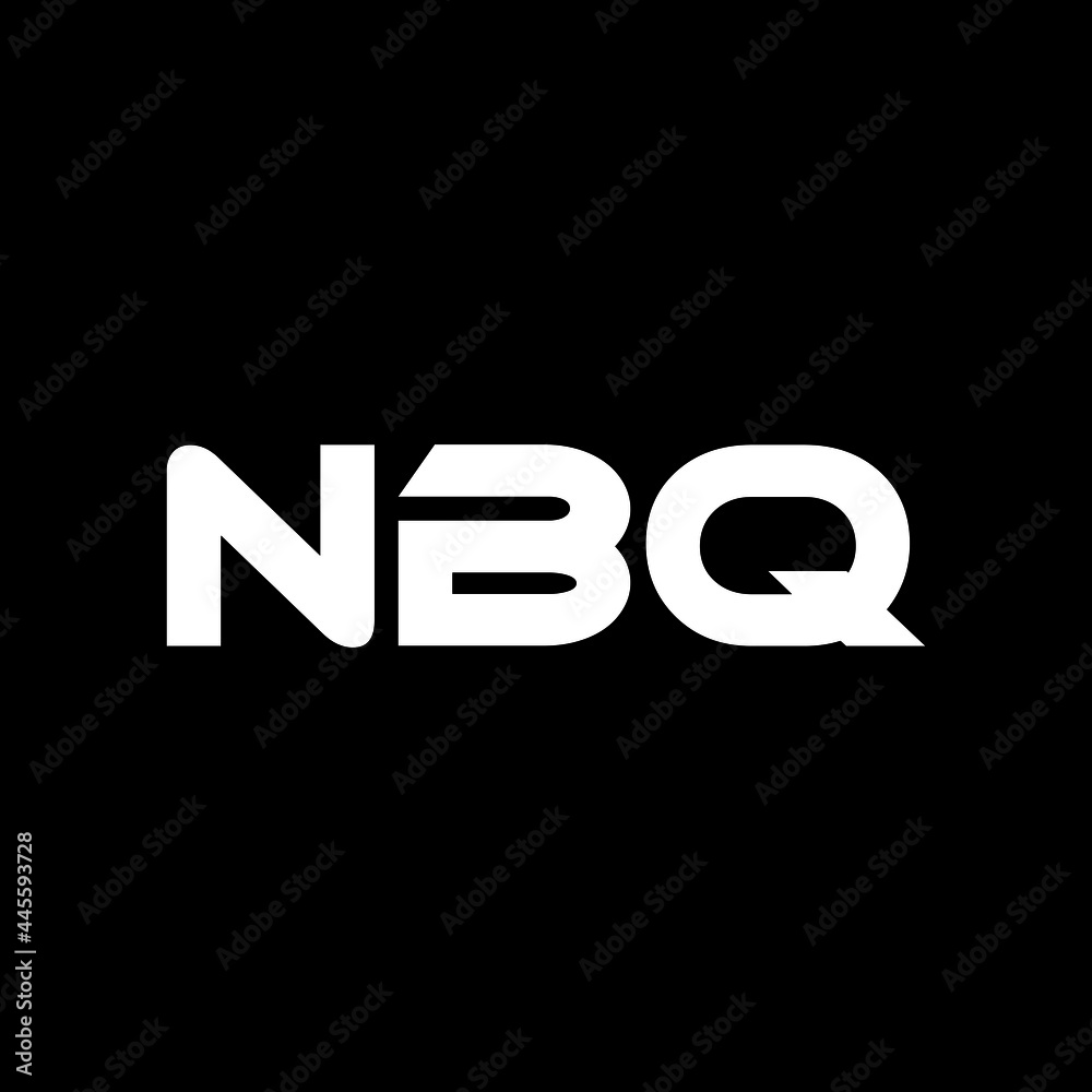 NBQ letter logo design with black background in illustrator, vector logo modern alphabet font overlap style. calligraphy designs for logo, Poster, Invitation, etc. NBQ letter logo design with black background in illustrator, vector logo modern alphabet font overlap style. calligraphy designs for logo, Poster, Invitation, etc.