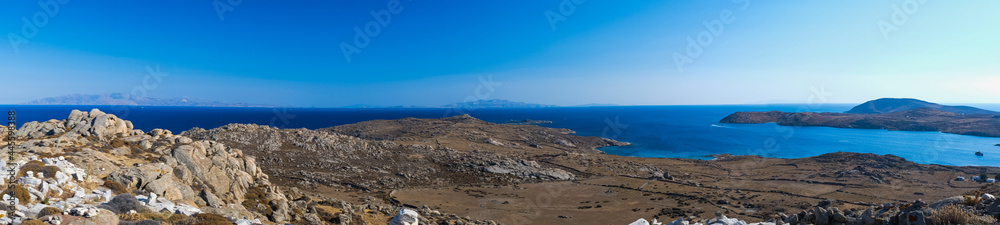 Beautiful Landscape on Delos Island in Greece