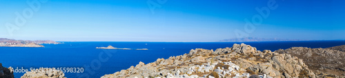 Beautiful Landscape on Delos Island in Greece