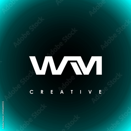 WAM Letter Initial Logo Design Template Vector Illustration