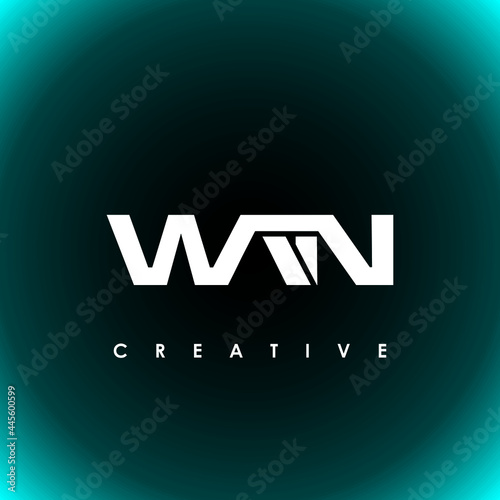 WAN Letter Initial Logo Design Template Vector Illustration