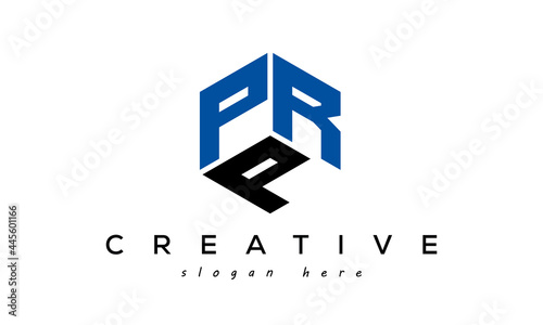 Letter PRP creative logo design vector	

