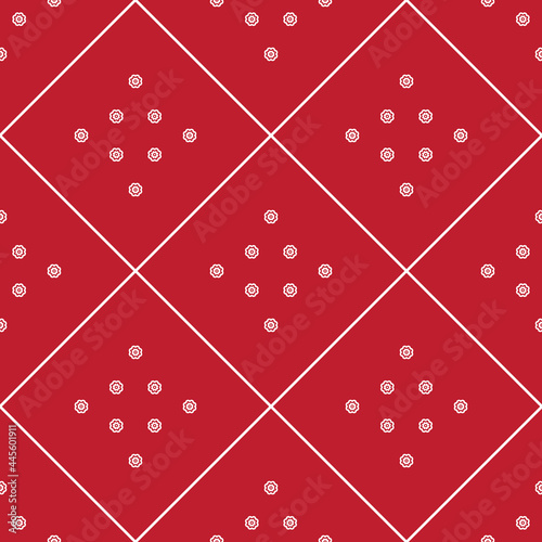 Abstract red square seamless patterns, Abstract vector wallpaper, Seamless pattern background.