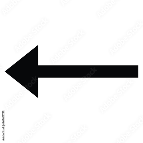 left directional icon design vector