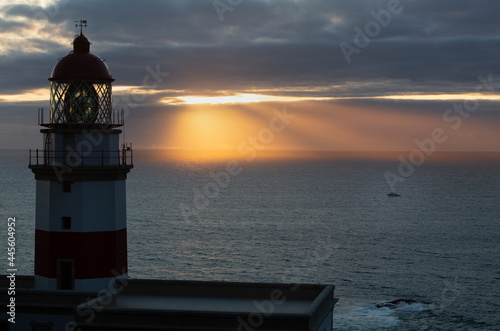 Faro de Cabo Silleiro en Baiona. photo