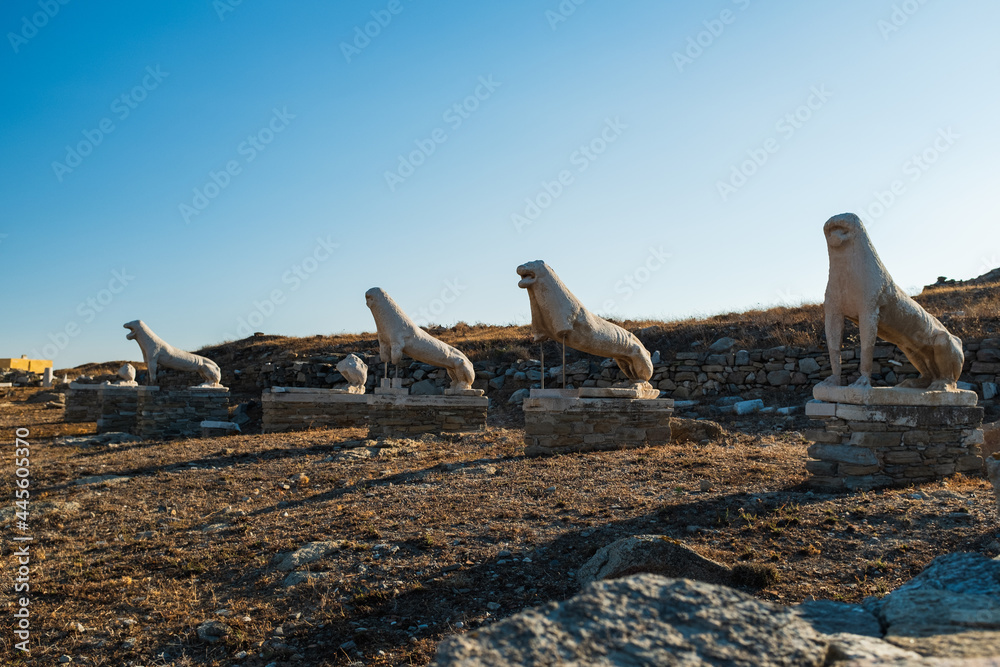 Visiting Delos Island in Greece