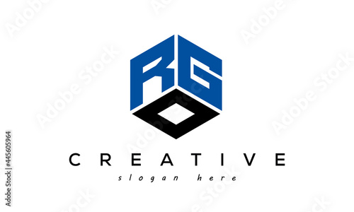 Letter RGO creative logo design vector photo