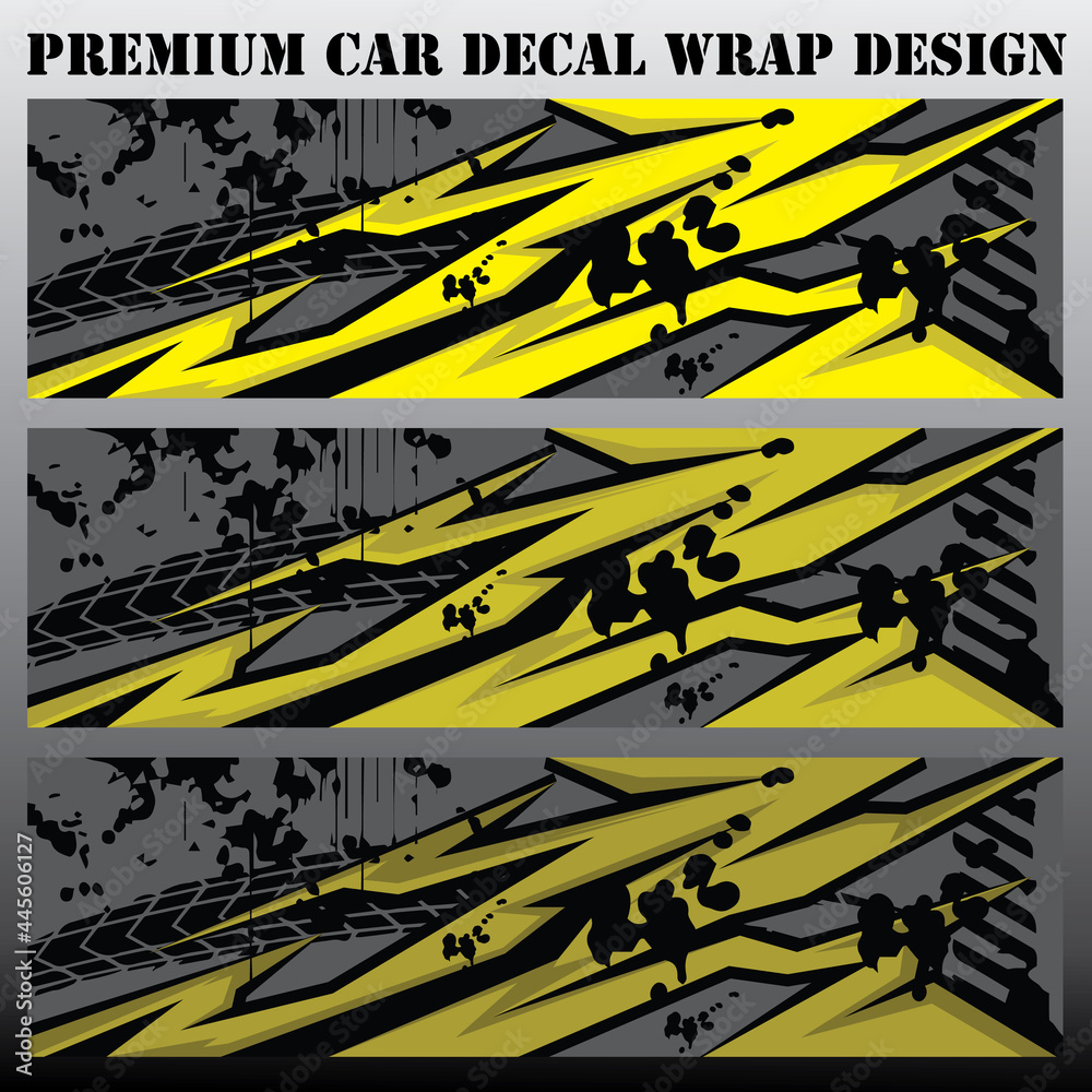 sport car decal wrap design vector sport car decal wrap design vector