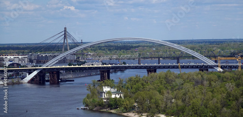 Podolsky bridge in the city of Kiev