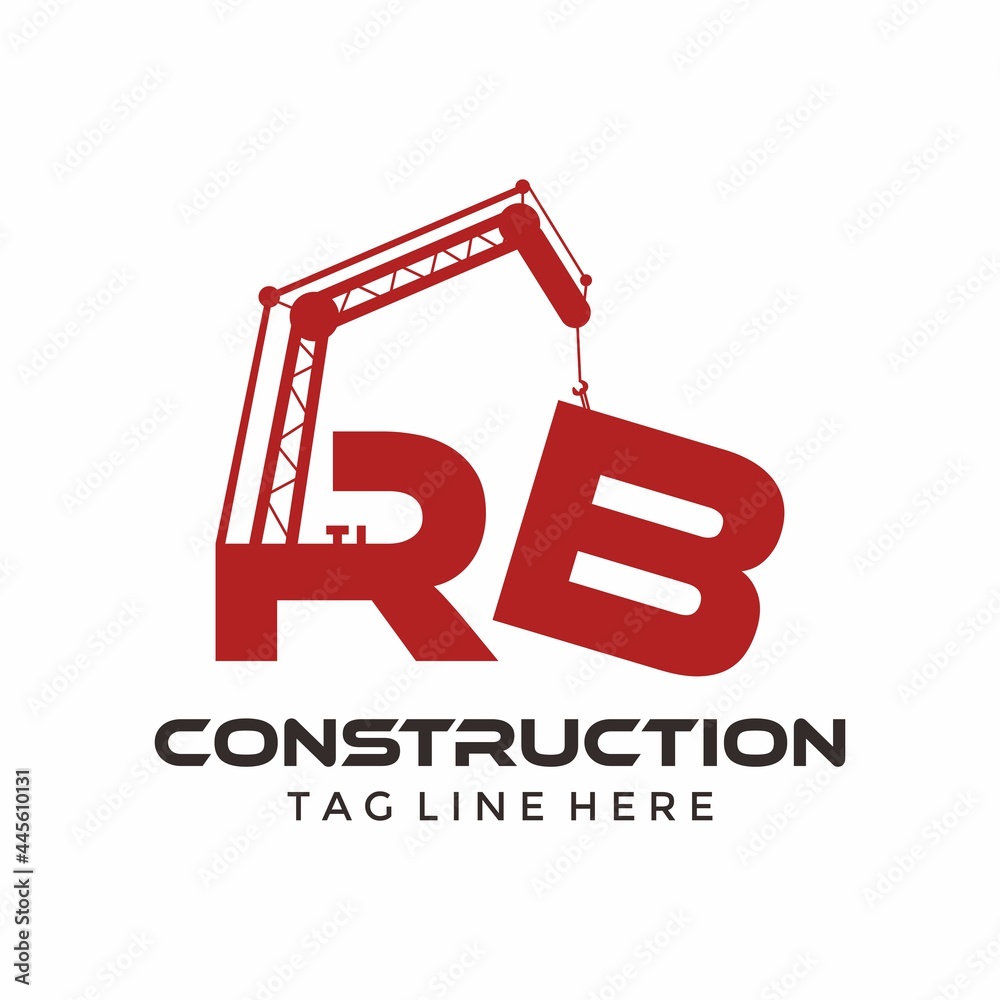RB R B Letter Logo Design. Creative Icon Modern Letters Vector L Stock  Vector - Illustration of icon, black: 112472464