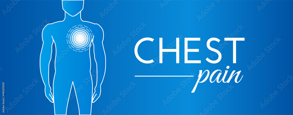 Chest Pain Background Illustration Chest Pain Background Illustration