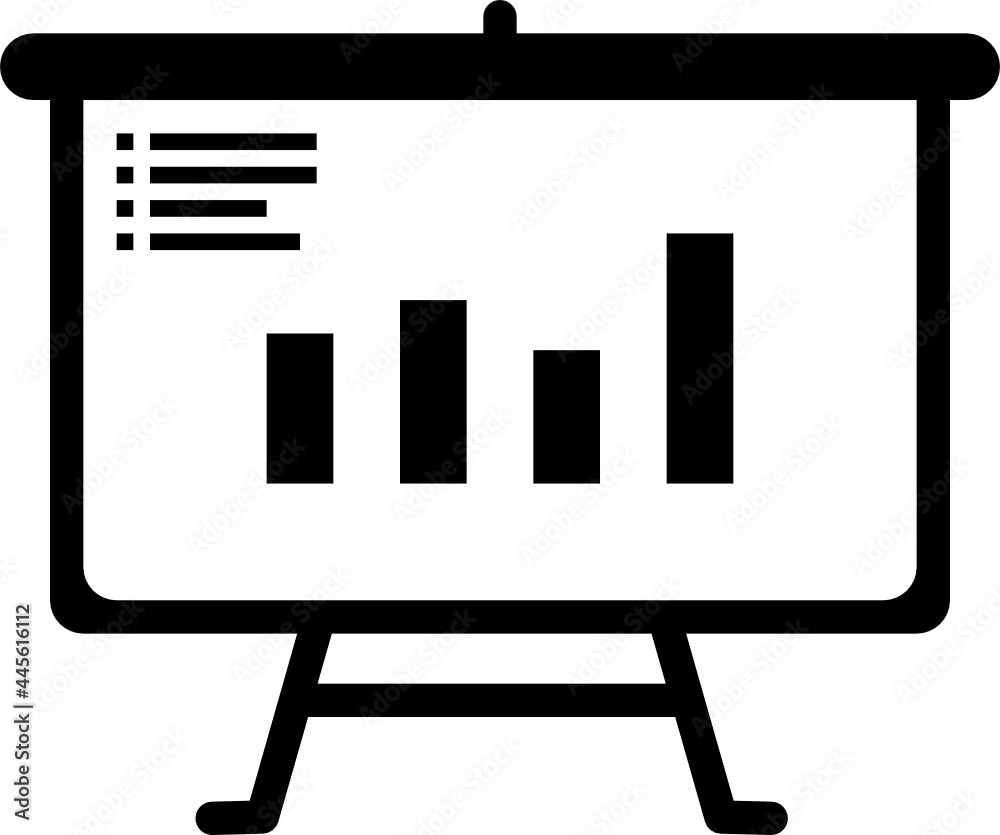data presentation icon data presentation icon
