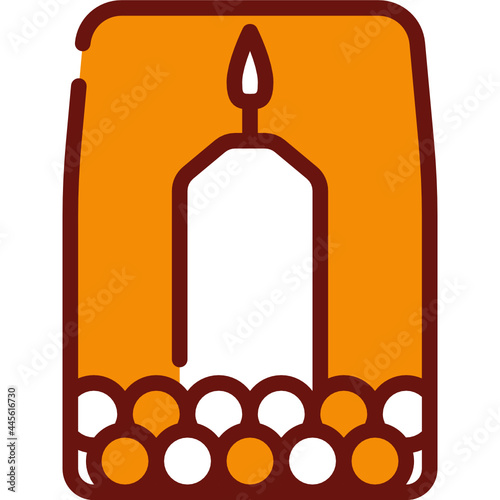 candle one color icon