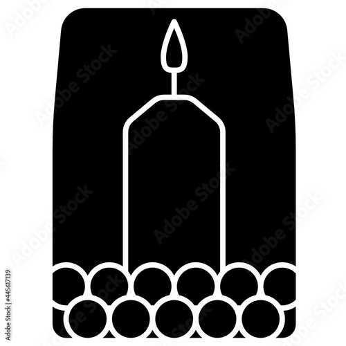 candle solid icon