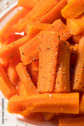 Healthy Homemade Steamed Carrots