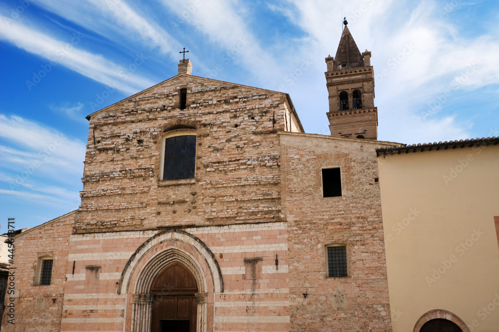 church of san giacomo in the historic center of foligno umbria