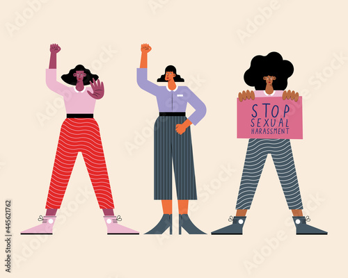 girls sexual harassment protesters