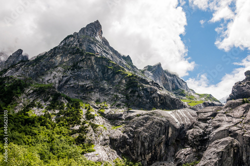 Grindelwald, Wetterhorn, Wanderweg, Grosse Scheidegg, Milchbach, Oberer Grindelwaldgletscher, Glecksteinhütte, Berglistock, Alpen, Berner Oberland, Sommer, Schweiz