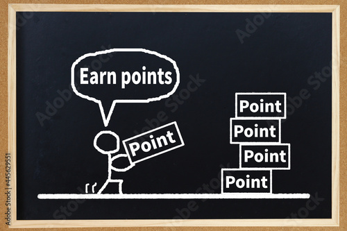 Earn points