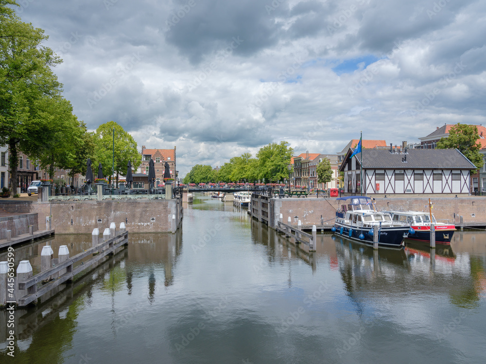 Obraz premium Gorinchem, (Gorkum) Zuid-Holland province, The Netherlands