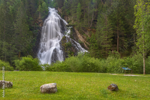 Schleierwasserfall near Kails am Grosglockner, High Tauern, Austria photo