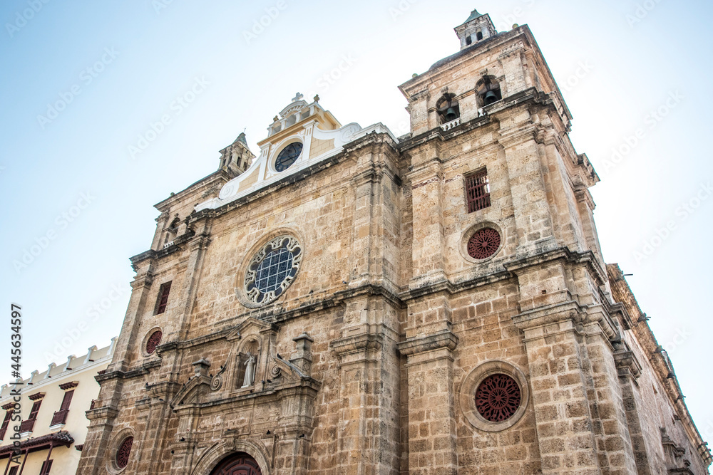 Church of San Pedro Claver, Church in old town Cartagena, Bolivar, Colombia - South America