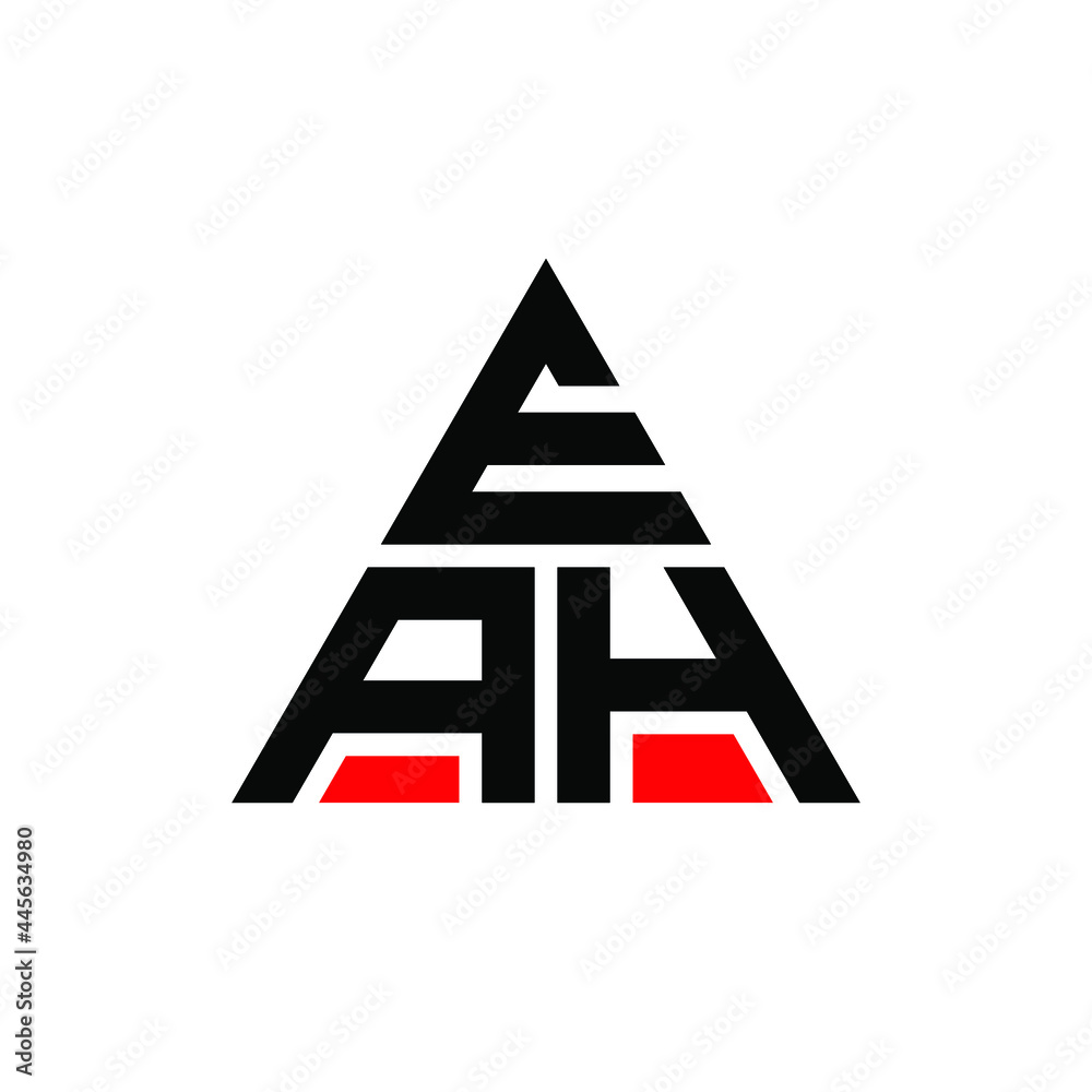EAH triangle letter logo design with triangle shape. EAH triangle logo design monogram. EAH triangle vector logo template with red color. EAH triangular logo Simple, Elegant, and Luxurious Logo. EAH EAH triangle letter logo design with triangle shape. EAH triangle logo design monogram. EAH triangle vector logo template with red color. EAH triangular logo Simple, Elegant, and Luxurious Logo. EAH
