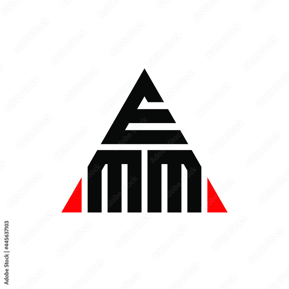 EMM triangle letter logo design with triangle shape. EMM triangle logo design monogram. EMM triangle vector logo template with red color. EMM triangular logo Simple, Elegant, and Luxurious Logo. EMM EMM triangle letter logo design with triangle shape. EMM triangle logo design monogram. EMM triangle vector logo template with red color. EMM triangular logo Simple, Elegant, and Luxurious Logo. EMM