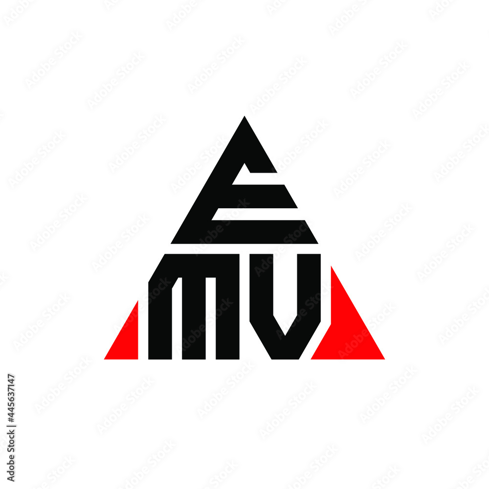 EMV triangle letter logo design with triangle shape. EMV triangle logo design monogram. EMV triangle vector logo template with red color. EMV triangular logo Simple, Elegant, and Luxurious Logo. EMV EMV triangle letter logo design with triangle shape. EMV triangle logo design monogram. EMV triangle vector logo template with red color. EMV triangular logo Simple, Elegant, and Luxurious Logo. EMV