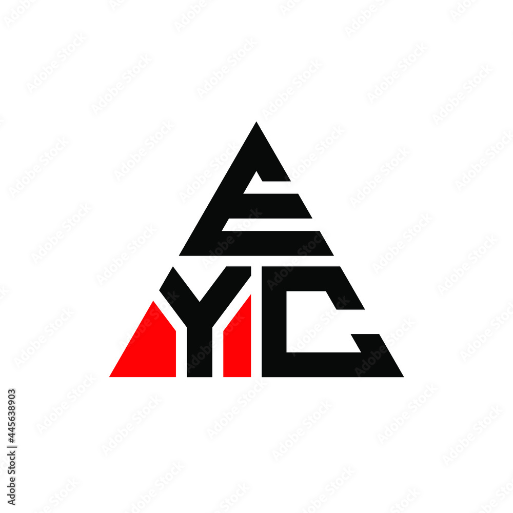 EYC triangle letter logo design with triangle shape. EYC triangle logo design monogram. EYC triangle vector logo template with red color. EYC triangular logo Simple, Elegant, and Luxurious Logo. EYC EYC triangle letter logo design with triangle shape. EYC triangle logo design monogram. EYC triangle vector logo template with red color. EYC triangular logo Simple, Elegant, and Luxurious Logo. EYC